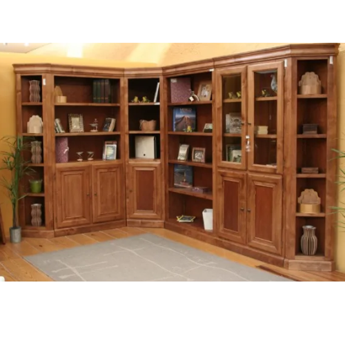 Custom Bookshelf / Wooden Shelves / Library Room Design Luxury Makeover Style Bookshelf